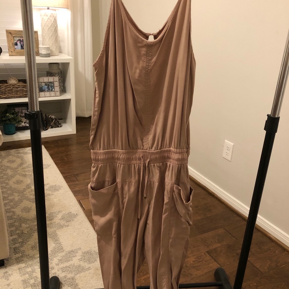 Heavy material pant jumpsuit